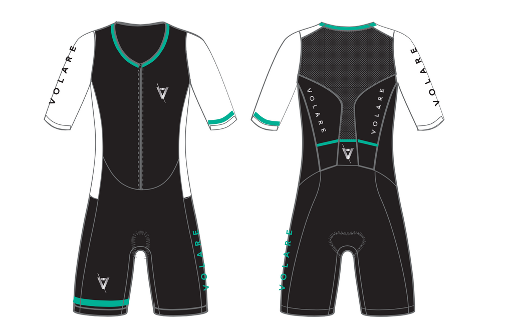 Volare Womens Sleeved Tri Suit